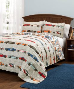 Race Cars Quilt Set