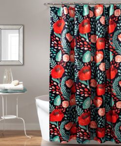 Poppy Garden Shower Curtain