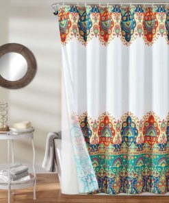Bohemian Meadow Shower Curtain 14 Piece Complete Set