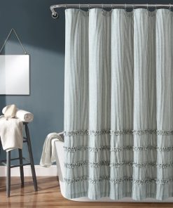Vintage Stripe Yarn Dyed Shower Curtain