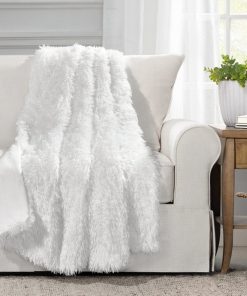 Emma Faux Fur Throw