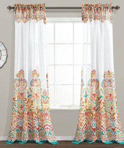 Clara Sheer Window Curtain Panel Set