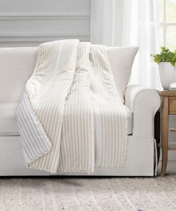 Drew Stripe Silver-Infused Antimicrobial Throw