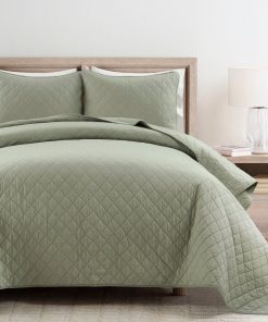 Ava Diamond Oversized Cotton Quilt Set