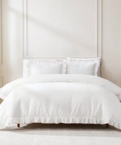Reyna Contrast Edge Cotton Duvet Cover Set