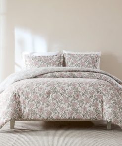 Zara Floral Block Reversible Comforter 3Pc Set