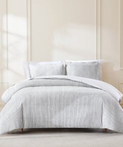 Lima Stripe Cotton Duvet Cover Set