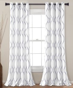 Swirl Light Filtering Window Curtains