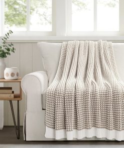 Chic And Soft Knitted Throw