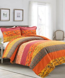 Royal Empire Reversible Cotton Duvet Cover 3 Piece Set