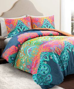 Boho Chic Cotton Duvet Cover 3 Piece Set