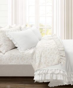 Garden Of Flowers Ruffle Sheet Set