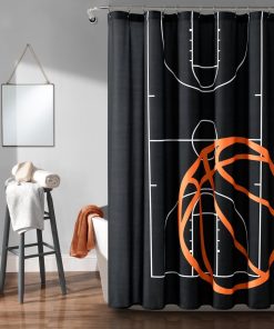 Basketball Game Shower Curtain