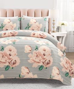 Mira Vintage Floral Oversized Quilt Set