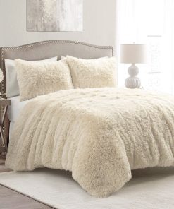 Emma Faux Fur Comforter Set