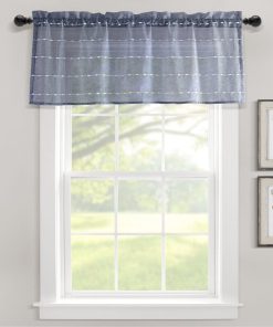 Farmhouse Textured Sheer Valance