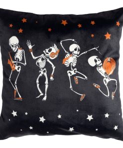 Rocking Skeleton Decorative Pillow