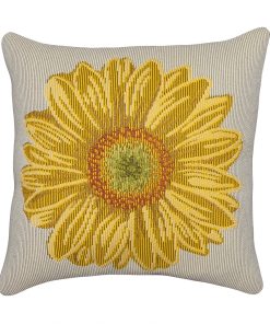 Marina Flower Indoor/Outdoor Pillow
