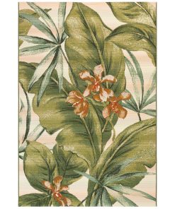 Marina Tropical Leaf Indoor/Outdoor Area Rug