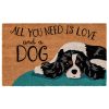 Natura Love And A Dog Outdoor Mat