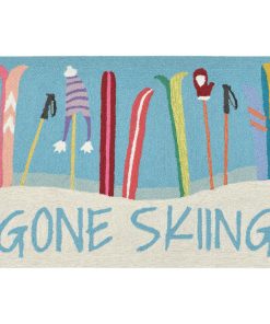 Frontporch Gone Skiing Indoor/Outdoor Mat