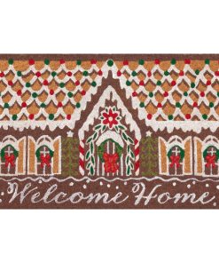 Natura Gingerbread House Welcome Outdoor Mat