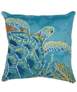Marina Seaturtle Garden Indoor/Outdoor Pillow