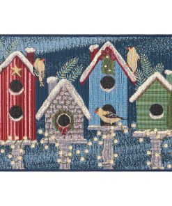 Esencia Birdhouse Holiday Indoor/Outdoor Mat