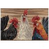 Esencia Three Roosters Indoor/Outdoor Mat