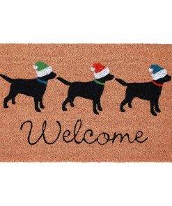 Natura Three Dogs Holiday Outdoor Mat