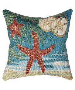 Marina Coastal Ornaments Indoor/Outdoor Pillow